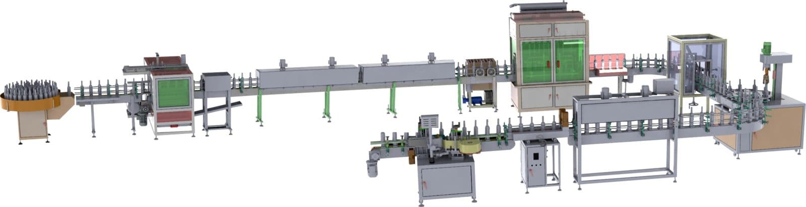 Automatic Wine Bottle Production Line (Negative-Pressure Filling)